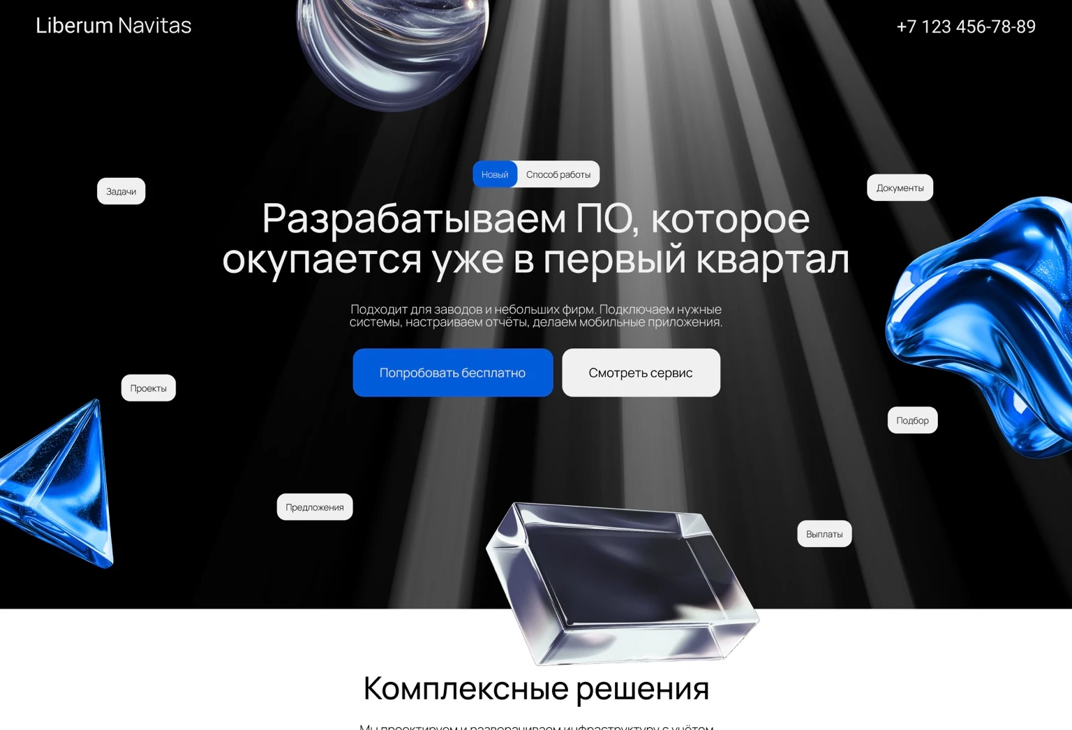 Превью сайта Liberum Navitas